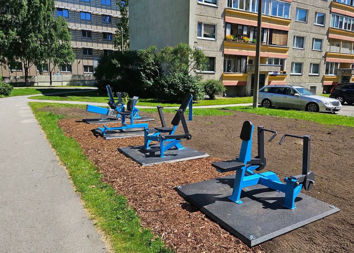 Lasnamäe, Vilisuu – Waffa outdoor gym equipment